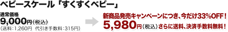 新商品発売キャンペーンにつき、今だけ33%OFF! 5,980円